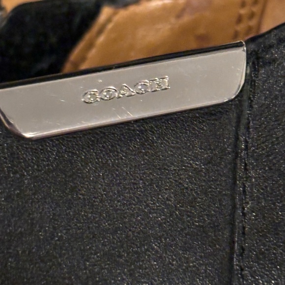 Coach high heel shoes boots booties size 6 black - Picture 7 of 10